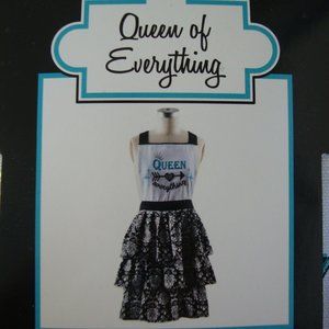 Queen Of Everything Ruffled Kitchen Apron NWT